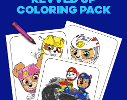 This coloring pages was posted in april 26, 2020 at 4:56 am. Paw Patrol Moto Pups Coloring Pages Nickelodeon Parents