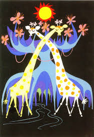 Mary Blair Illustration Taken From The Colors Of Mary Blair Mary Blair Illustration Mary Blair Art Mary Blair