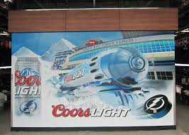 Splat Paint The Coors Light Mural Is A Giant Replica Of A Miniature Picture It Needed To Be Scaled To Fit The Space Coors Light Mural Silver Bullet