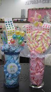 Baby Shower Candy Centerpieces Decoracionbabyshower Winter Wonderland Baby Shower Baby Shower Candy Baby Shower Centerpieces