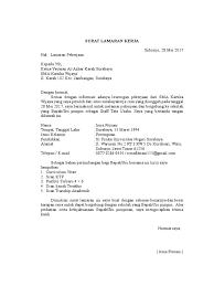 Agar perusahaan terfokuskan ke dalam substansi dari cv lamaran kerja yang kamu miliki. Contoh Surat Lamaran Kerja Di Dinas Pariwisata Kumpulan Surat Penting Cute766