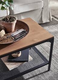 Fjallbo Salontafel Zwart 90x46 Cm Ikea Koffietafel Salontafel Metalen Salontafels