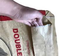 Bolsa laminada de papel a granel para empaquetar azúcar, cemento, maíz,  harina de trigo 20kg 25kg 40kg 50kg bolsa de fondo bloque Ad Star de PP  tejido, saco de papel kraft con válvula