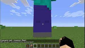 A giant's viewing direction can be changed only with commands or by shoving it into a minecart that faces a different direction. How To Spawn A Giant Zombie In Minecraft 1 8 Youtube