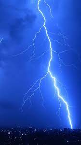 Cool Lightning Strikes Over Town Cityscape Iphone 5s Wallpaper Download Iphone Wallpapers Ip Purple Wallpaper Iphone Cityscape Wallpaper Dark Blue Wallpaper
