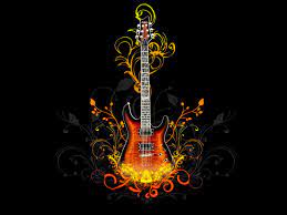 Tabs search engine, guitar lessons, gear. Wallpaper Guitar Fire Light 1600x1200 Goodfon 749968 Hd Wallpapers Wallhere