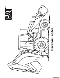 1) if you have javascript enabled you can click the print link in the top half of the page and it will automatically print the coloring page only and ignore the advertising and navigation at the top of the. Backhoe Loader Truck Coloring Pages Printable