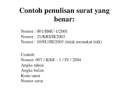 Penomoran surat dinas yang ditandatangani oleh pejabat di bawah menteri. Cara Penulisan Kop Surat Yang Benar Contoh Seputar Surat