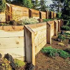 A Timber Retaining Wall Need Alternative To Pressure Treated Wood Though Landscaping Retaining Walls Wood Retaining Wall Building A Retaining Wall