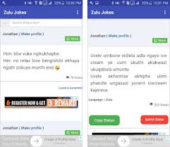 It became one of south africa's 11 official languages in 1994. Zulu Jokes Jokes In Zulu Apk Download For Android Latest Version 1 1 Com Wahstatus Zulujokes