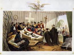 Opening of the Coffin of Napoleon on Island St. Helena, October 16