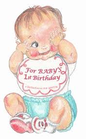 Birthday Wishes For One Year Old Baby Free Clip Art Nursery Rhyme Clip Art Holiday Clip Art Birthday Clips Birthday Card Printable One Year Old Baby