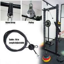 Пакет включает 1 x tricep rope. Fitness Pulley Cable System Diy Loading Pin Lifting Triceps Rope Machine Workout Buy From 44 On Joom E Commerce Platform