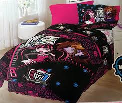 Monster high comforter set for girls make a fun christmas present they will appreciate everyday. Monster High Comforter Set