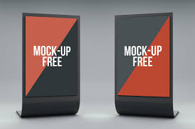 Free Stand Display Mockup Creativetacos