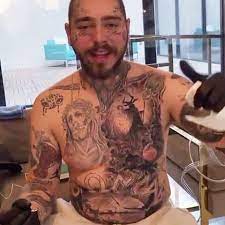 Post malone tattoos / post malone halloween costume / post malone temporary tattoos tattooicon. Post Malone Tattoos Every Post Malone Tattoo Meaning Explained