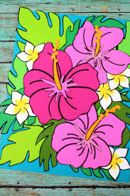 Hibiscus flowers are one of my top 3 easy flowers to get started with if you're new to paper flower making. Pretty Pretty Hibiscus Flower Craft Mama Likes This