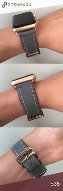 Maybe you would like to learn more about one of these? Rose Gold Light Gray Apple Watch Replacement Band Apple Watch Replacement Bands Apple Watch Accessories Watch Bands