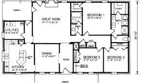 Ranch plans are single story homes that can be adapted to any layout or design style. Rectangle House Plans Flawless Rectangular Floor House Plans 176128