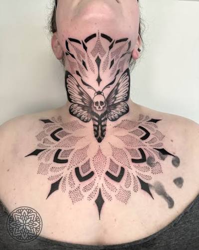 Death moth neck piece ✨🖤