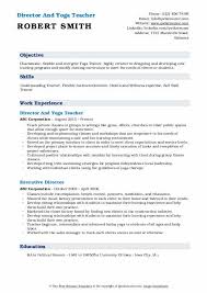 Responsible for delivering entertaining, exciting, motivational, engaging, empowering, educational, and professional yoga classes to ensure clients are satisfied with their yoga experience and remain motivated to attain their personal goals. Yoga Teacher Resume Samples Qwikresume