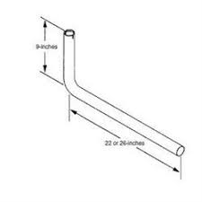 Plan each individual exhaust system carefully. Generator Exhaust Pipe Onan Generators 155 3481 02