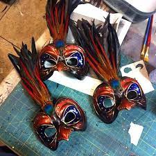 Eriksinspiration On Instagram I Love My Job Mask Masquerade Masqueradeball Handmade Feathers Hawk Fashion N Mask Design Paper Mache Mask Handmade