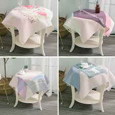 Hokkaido square coffee table a modern coffee table of metal, glass and wood. Nordic Minimalist Cotton And Linen Table Cloth Square Round Table Cloth Table Coffee Table Small Cloth Scarf Bed Top Cabinet Cover