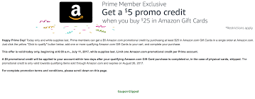 Maybe you would like to learn more about one of these? Expired Free 5 Amazon Credit With 25 Amazon Gift Card Purchase Prime Only Doctor Of Credit
