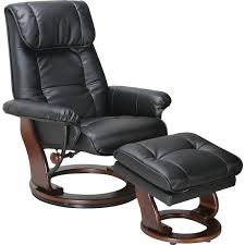 Accent And Occasional Furniture Dixon Black Reclining Chair Ottoman Chair And Ottoman Swivel Recliner Chair
