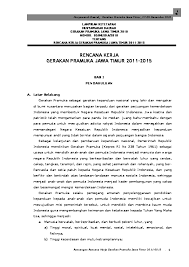 Dan hal tersebut perlu adanya perencanaan yang matang, salah satunya adalah jadwal kegiatan. Renja Kwarda Jatim 2010 2015 Arif Wahyudi Academia Edu