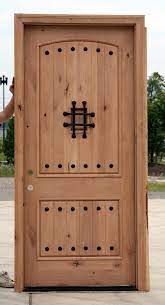 Clear glass are insulated and beveled on one side. Knotty Alder Front Doors On Clearance 42 X 96
