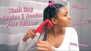 It's been a journey prior to going natural i had a simple regimen of washing, dcing and roller setting my hair weekly then. Wash Day Routine Transitioning 6 Month Post Relaxed Hair Youtube