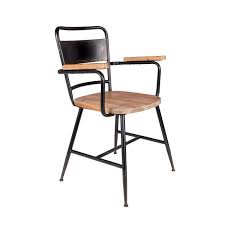 Matériaux sophistiqués, formes inattendues ou créations de grands designers ; Lot De 2 Chaises Industrielles Bois Et Metal Avec Accoudoirs Gene Boite A Design Noir Achat Vente Chaise Cdiscount