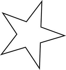 Semplice Stella Appuntita Disegno Da Colorare Stella Di Natale Disegni Da Colorare Ornamenti Di Natale Fai Da Te