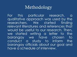If you plan to conduct research with students in an everyday educational setting, you may need to use an information letter instead. Ppt A Study On The Process Of Identifying The Residents Of Barangay U P Village Powerpoint Presentation Id 5075603