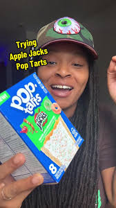 Apple Jack flavored Pop Tarts, lets try this! #poptarts #applejacks  #poptart #tastetest #snackreview #eating