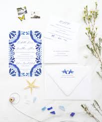 Traditional spanish bodas or weddings usually follow the catholic tradition and may have at least 200 guests. Traditional Blue Mexican Tile Wedding Invitations Mospens Studio Custom Wedding Invitations Stationery