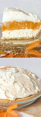 Homedishes & beveragespiescream cheese pies. No Bake Triple Layer Pumpkin Pie Art And The Kitchen