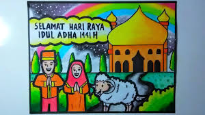 Gambar untuk mewarnai tema qurban : Poster Idul Adha Gambar Tema Idul Adha Youtube