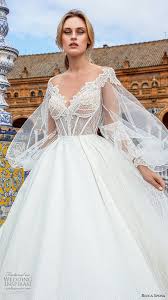 Off Shoulder Bishop Sleeve Wedding Dress Ricca Sposa 2020 Wedding Dresses Dell Amor Couture Bridal Collection Wedding Inspirasi Jasmine Wedding Dress Wedding Dresses Corset Sheer Wedding Dress