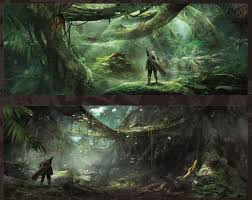 Ancient Forest Artwork From Monster Hunter World Art Artwork Gaming Videogames Gamer Gameart Conceptar Monster Hunter Art Monster Hunter Ancient Forest