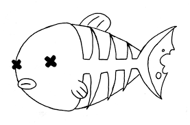 Or a sideways w with the top side much rounder than the bottom side. Free Cartoon Dead Fish Pictures Clipartix