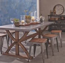 Metal Wrapped Braxton Dining Table Metal Dining Table Dining Table Decor