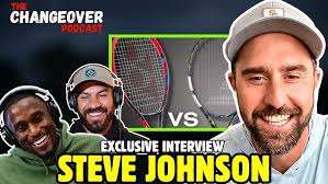 Steve Johnson: Babolat vs Yonex, Playing Federer, Shelton vs Stevie in  College & Nothing Major