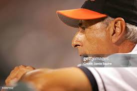 Jason Grimsley of the Baltimore Orioles pitches during the game with...  News Photo