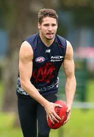 Melbourne spearhead jesse hogan is set to return for sunday's clash with brisbane but skipper jack viney has succumbed to a foot injury. Roscoe66 Hot Rugby Players Australian Football Footy