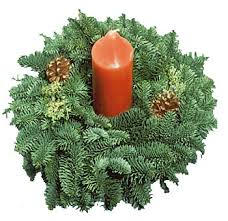 Your christmas flower candle stock images are ready. Buy Wholesale Evergreen Fresh Evergreen Candle Rings