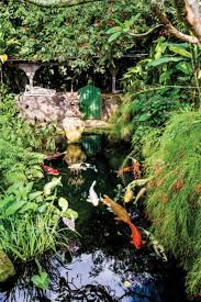 A in my experience of over 25 years, 4 to 5 feet is ideal. The World Of Koi Hawaii Home Remodeling