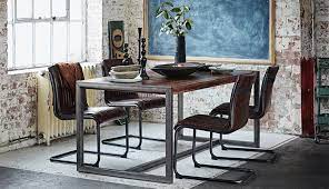 Choose the dining room table design that defines your family's style and character. The Industrial Furniture Collection Urban Living And Dining Furniture Village